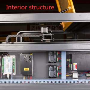 1080 Machine de gravure laser CO2 60W Type de portique de puissance pour les formats graphiques en bois MDF de cristal de papier métallique pris en charge (DXF LAS DST) - Product Image 6
