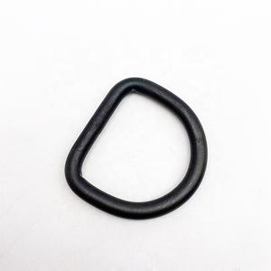 थोक पालतू सामान कुत्ते कॉलर 4*25*22mm काले स्टेनलेस स्टील 316 वेल्डेड डी अंगूठी - Product Image 4