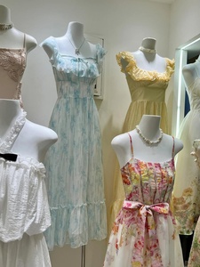 Abito Estivo Casual <span class=keywords><strong>da</strong></span> <span class=keywords><strong>Donna</strong></span> Lunghezza Midi Alta Qualità Elegante Alla Moda Comodo Trendy Abbigliamento Femminile All'Ingrosso - Product Image 4