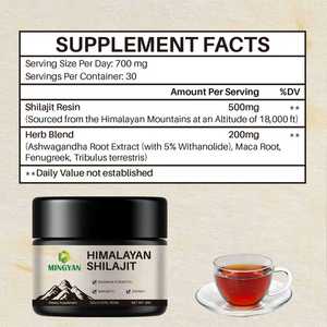 Résine de Shilajit Pur de l'Himalaya OEM/ODM, Liquide Oral Haute Puissance Qualité Or pour Hommes et Femmes, Améliore l'Immunité 50g - Product Image 5