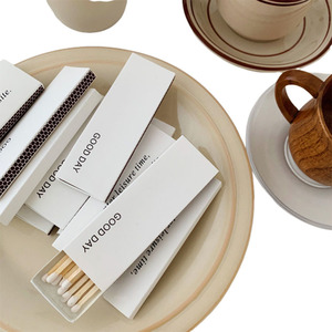 Güzel kibrit kutusu ahşap ucu ambalaj emniyet toplu tutucu şömine Matchstick özel kamp matchbox kişiselleştirilmiş dekoratif - Product Image 4