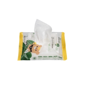 Taiwan Made Cotton Non-Woven for Diaper <b>Bag</b> & Stroller small pack baby wipes Gentle & Fragrance-Free, Dry & Wet Use - Product Image 2