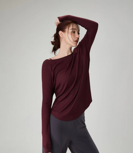 <span class=keywords><strong>Camisa</strong></span> Holgada para Mujer, de <span class=keywords><strong>Manga</strong></span> <span class=keywords><strong>Larga</strong></span>, Transpirable, Cómoda, con Hombros Descubiertos, a Rayas, Multiusos, que Cubre la Cintura, Elegante - Product Image 6
