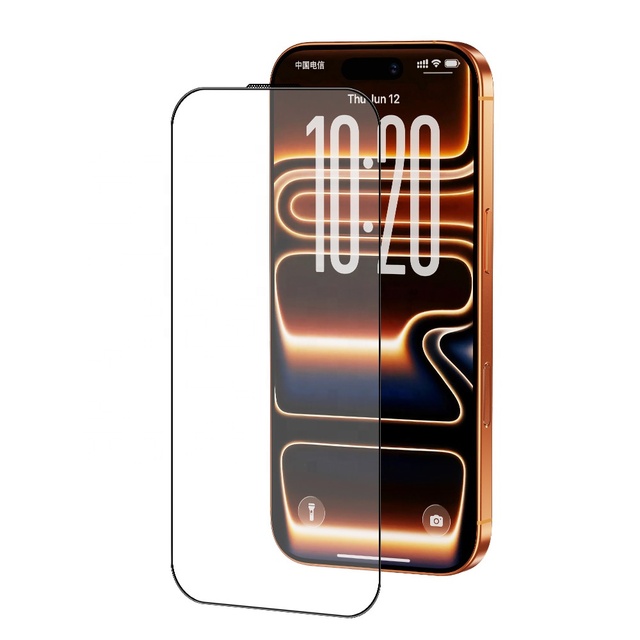 HD Clear Impact Cushion Tempered Glass Screen Protector 2.5D for iPhone 18 17 16 15 14 13 12 11 X Pro Max Mobile Phone Guard