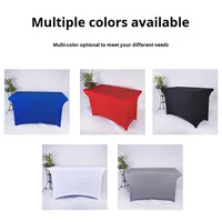 Nappe de table personnalisée en polyester soie de lait élastique imprimée, lisse et minimaliste, pour hôtels, banquets, restaurants et extérieur