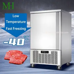 Gabinete de chorro de aire de IQF ultra froze dumpling congelador flash comercial patatas fritas Producción de congelador rápido
