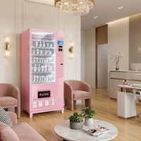Distributeur automatique de produits capillaires, de soins de la peau, de parfums, de cosmétiques, de cartes beauté et de pièces de monnaie