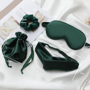 Ensemble Masque de Sommeil et Chouchous pour Cheveux, Deux/Trois/Quatre Pièces, Portable pour Voyage et Cadeau - Product Image 6