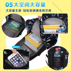 Sesame Baby Boys Backpack 18 In Lightweight Durable School Bag For Grades 3-6 Elementary Students - Product Image 4