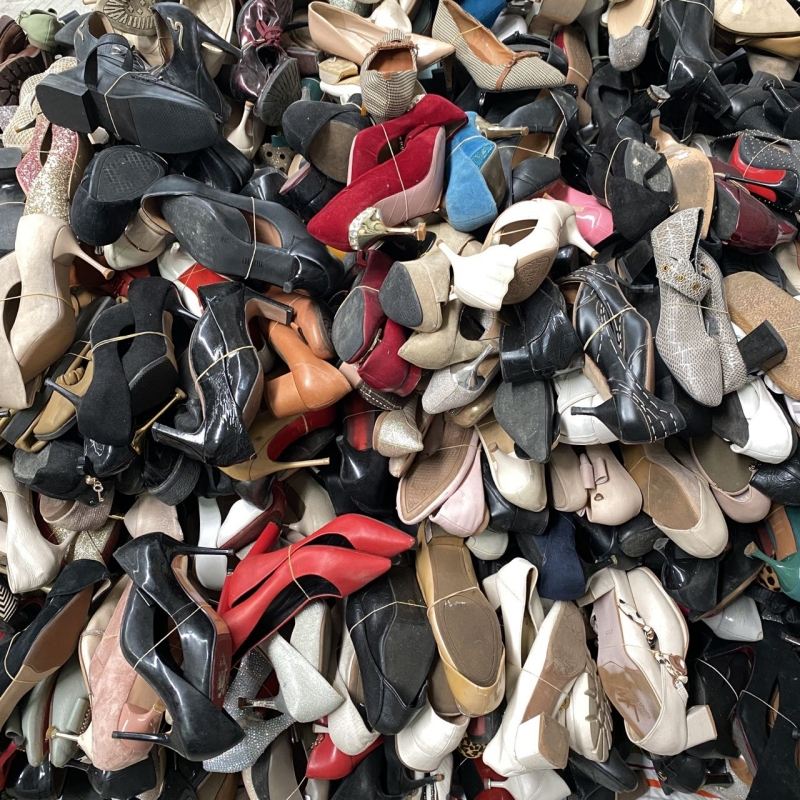 Fashion Comfortable Second Hand Shoes Branded Ladies Used Shoes Per kg ...