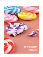 12g Regenboog Swirl Fruitlollipop Gemengd Fruit Snoep