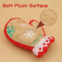 Jouet en peluche de Noël à la catnip pour chat, jouet de dentition rembourré, cadeau de Noël pour chat, jouets d'enrichissement