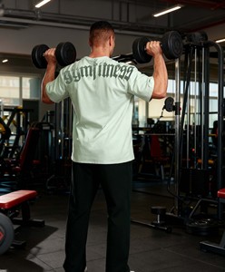 Personalizada <span class=keywords><strong>de</strong></span> gran tamaño <span class=keywords><strong>de</strong></span> los hombres nueva Oversize Dropped <span class=keywords><strong>Camiseta</strong></span> <span class=keywords><strong>verde</strong></span> claro gimnasio deporte al aire libre deporte <span class=keywords><strong>de</strong></span> gran tamaño <span class=keywords><strong>camiseta</strong></span> <span class=keywords><strong>de</strong></span> gimnasio para los hombres - Product Image 1