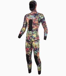 다이빙 스타 남성과 여성 1.5mm 잠수복 분할 낚시 및 사냥 SuitKorean 고무 프리 다이빙 잠수복 열 잠수복 - Product Image 2