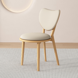 <span class=keywords><strong>Chaise</strong></span> de salle à manger mobile <span class=keywords><strong>en</strong></span> cuir de style Moyen Âge pour la maison, le restaurant, l'hôtel, dossier design, simple, couleur <span class=keywords><strong>bois</strong></span>, salle à manger - Product Image 5