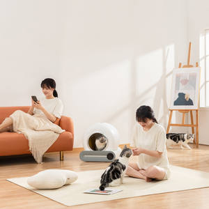 Caja <span class=keywords><strong>de</strong></span> arena inteligente para gatos, lavabo eléctrico automático Digital inteligente, inodoro para gatos, cajas <span class=keywords><strong>de</strong></span> arena <span class=keywords><strong>de</strong></span> autolimpieza, caja <span class=keywords><strong>de</strong></span> arena para inodoro para gatos, antisalpicaduras - Product Image 5