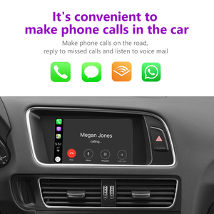 Décodeur d'interface multimédia sans fil Apple CarPlay Android Auto pour <span class=keywords><strong>Audi</strong></span> Q5 2009-2017 AirPlay Mirror Link Youtube <span class=keywords><strong>Car</strong></span> <span class=keywords><strong>Play</strong></span> - Product Image 4