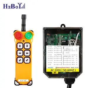 F24-6D Manufacturer 6 Buttons 2 Speed Waterproof Industrial Radio Remote Control