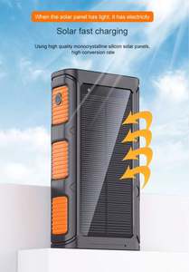 Banque d'alimentation 50000mah 30000 Mah Solaire Solaires <span class=keywords><strong>Chargeur</strong></span> à <span class=keywords><strong>Induction</strong></span> 3 en 1 Sans Fil - Product Image 6