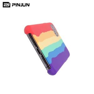 Nuova Custodia per Telefono in Silicone Liquido <span class=keywords><strong>Arcobaleno</strong></span> Unica per iPhone 13, iPhone13, 12, 11, 14 Pro Max, <span class=keywords><strong>Cover</strong></span> <span class=keywords><strong>Arcobaleno</strong></span> <span class=keywords><strong>con</strong></span> Confezione Originale - Product Image 3
