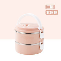 Boîte à bento chauffante à 4 étages en acier inoxydable 304, conteneur alimentaire portable pour adultes, enfants, nouveau-nés, école et bureau