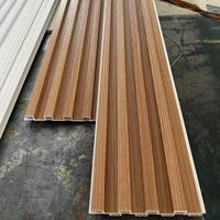 Panel de Pared de PVC con Revestimiento de Grano de Madera a Buen Precio, Panel de Pared Interior Impermeable, Tablero de Revestimiento Interior de PVC