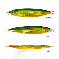 TOLURE Excelente 160g 200g Jigs de pesca de metal Línea de corriente Diseño biónico con señuelo luminoso Venta caliente para Jigging de Río