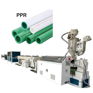 PPR three layers glass fiber reinforced pipe making machine/ppr extrusion line