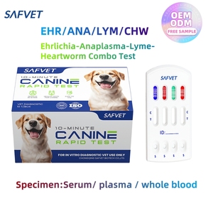 Kit de Prueba Veterinaria para Perros, Prueba Rápida de 4 Paneles, EHR ANA HW <span class=keywords><strong>LYM</strong></span>, Antígeno Canino, Detección de Enfermedades Transmisoras por Garrapatas, Venta al Por Mayor - Product Image 6