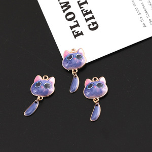 จี้ห้อยรูปหางแมวการ์ตูน ทำจากโลหะผสม สำหรับทำเครื่องประดับ DIY ของขวัญสำหรับทุกเพศทุกวัย ผลิตจากโลหะผสมสังกะสี เมืองอี้หวู่ - Product Image 4