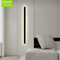 Applique murale LED en aluminium de haute qualité pour intérieur, décoration d'ambiance, espace commercial, chambre d'hôtes