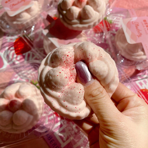 Slow Rising Squishy Strawberry Cake <b>Squeeze</b> Toy Super Soft Moist Simulation Fruit Cake Squishies - Product Image 3