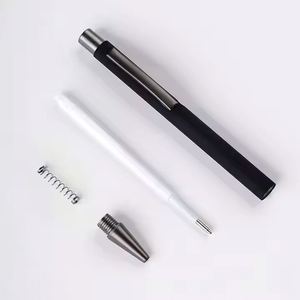 Soft Rubber Press Aluminum Metal <b>Ballpoint</b> <b>Pen</b> with Custom Logo UV Printing Multi-Color BKS Brand for Hotels & Official Use - Product Image 3