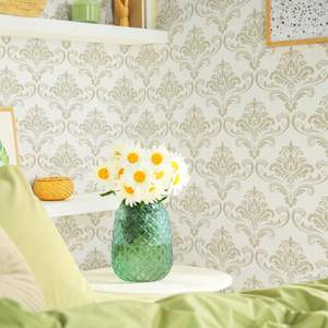 <span class=keywords><strong>Pochoir</strong></span> en plastique à motif floral damassé, alternative au papier peint, décoration murale pour la maison, <span class=keywords><strong>pochoir</strong></span> mural - Product Image 3