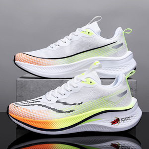 Men's and Women's Shock-Absorbing Running <b>Shoes</b> with <b>Lace</b>-Up Closure Fashionable Mesh Racing Feature for Autumn Season - Product Image 6