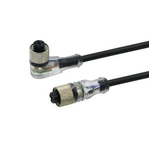 Connecteur de câble de capteur d'aviation PVC 4 broches, fiche à vis mâle/femelle, inserts Cloweit pour connexions de fils 12V, contacts en cuivre - Product Image 2