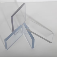Plaques de polycarbonate solides Bayer vertes et bleues de 3/8 pouce, 1/2 pouce et 3/16 pouce, design moderne pour toitures extérieures