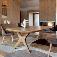 Table à manger rectangulaire de luxe moderne, meubles de maison, ensemble de table et de chaises à manger