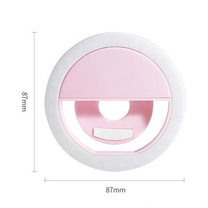 Anillo de Luz LED Recargable con Logotipo Personalizado Serigrafiado para Selfies con Celular - Product Image 4