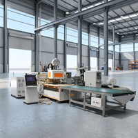 Routeur CNC à bois HMI 2000*3000 mm 9 kW avec broche ATC, moteur PLC et banc de perçage à roulement, étiquetage automatique