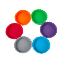 1 pièce de couvercles de canettes de soda, protecteurs de canettes de boissons multicolores, couvercles de canettes en silicone, 12*52mm