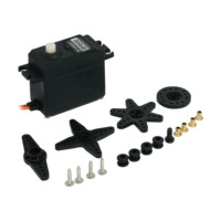 Servomoteur numérique standard Kpower P0600 pour drone et avion RC, 0,13s, couple de 6,8 kg, pour machine lance-balles télécommandée