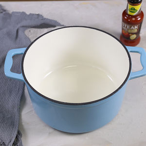 <span class=keywords><strong>Prix</strong></span> d'<span class=keywords><strong>usine</strong></span>, ensemble de casseroles <span class=keywords><strong>en</strong></span> <span class=keywords><strong>fonte</strong></span> émaillée <span class=keywords><strong>en</strong></span> porcelaine antiadhésive, design europé<span class=keywords><strong>en</strong></span>, écologique, personnalisé, fait main, <span class=keywords><strong>cocotte</strong></span> hollandaise - Product Image 5