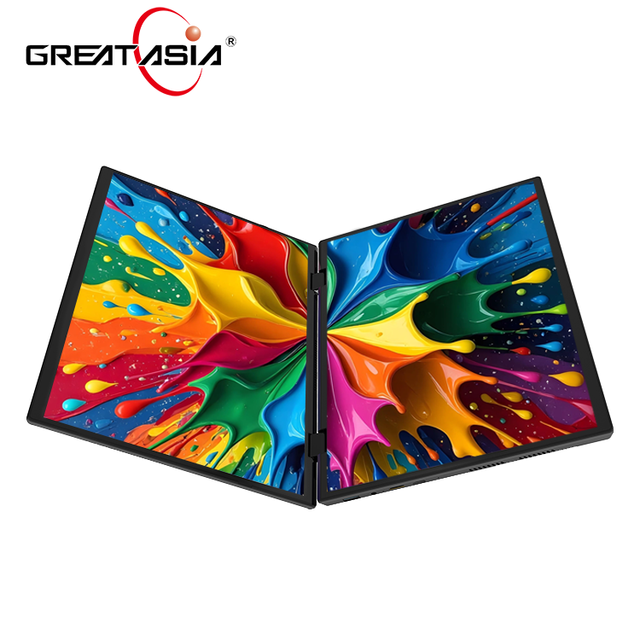 New Ultra Thin Aluminum Laptop 14 Inch N95 Foldable Dual Touch Screen 2240*1440 IPS SSD Business Office Home School