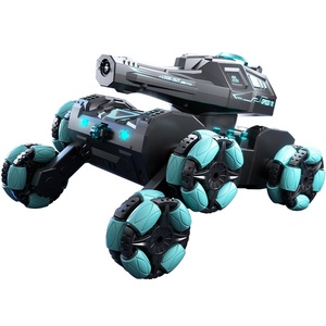 KK nouveau réservoir de bombe de gel de tir <span class=keywords><strong>radiocommandé</strong></span> rechargeable à <span class=keywords><strong>6</strong></span> roues de 2.4G; jouet de réservoir RC avec vaporisateur de brouillard; meilleur cadeau - Product Image 6