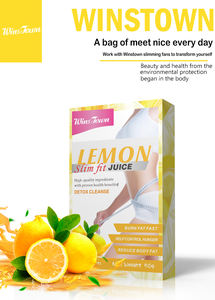 ผงน้ำผลไม้แบบสลิมฟิตสำหรับบริษัท (27ปี) ผงลดน้ำหนักรสเลมอนดีท็อกซ์ลดน้ำหนักฉลากส่วนตัว - Product Image 2