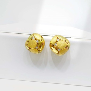 custom plata 925 sterling silver hypoallergenic flower <b>earring</b> 2026 lady gold plated summer 14k gold plated <b>fine</b> <b>stud</b> <b>earrings</b> - Product Image 5