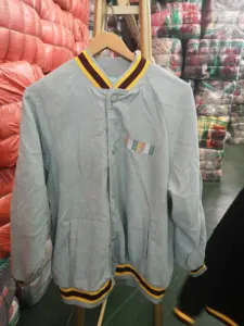 Moda toptan ikinci el kıyafet çin ihracat kış kullanılan giysiler ikinci el temiz ceket