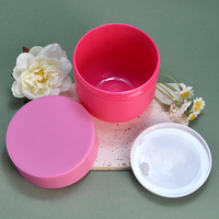 Pots en plastique de 30 ml à 500 ml avec couvercles, pots décoratifs ronds en forme de boule en PP, pots cosmétiques givrés pour crème de soin, pots de 50 ml pour hydratant