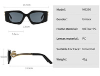 Lunettes de soleil tendance œil de chat, monture en métal avec verres anti-lumière bleue et UV400, lunettes personnalisées avec logo